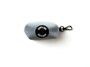 Herringbone Frost Poobag Holder