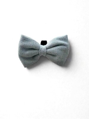 Herringbone Frost Bow Tie