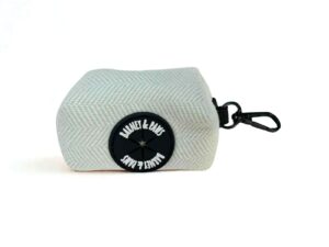 Herringbone Sage Poobag Holder