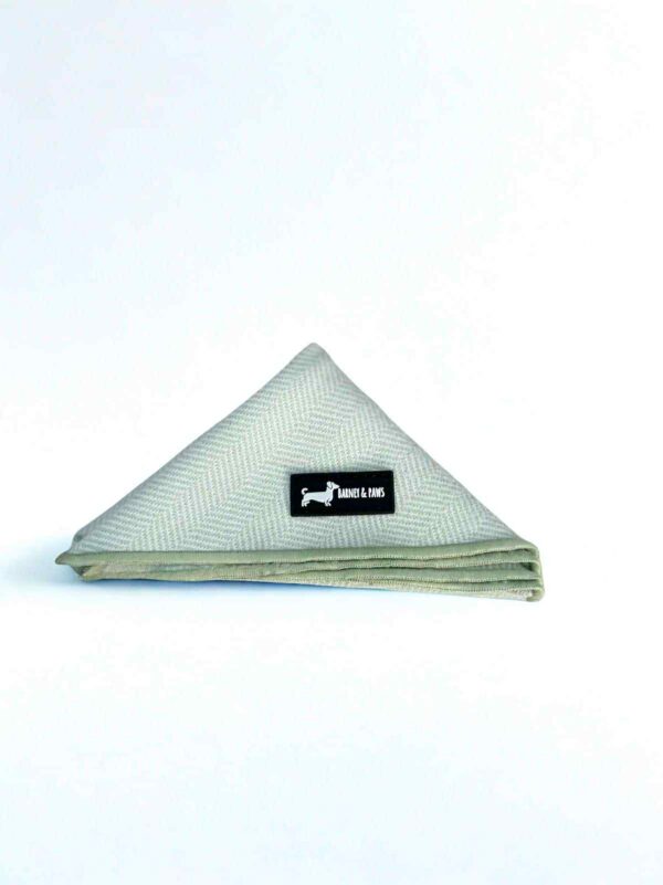 Herringbone Sage Bandana