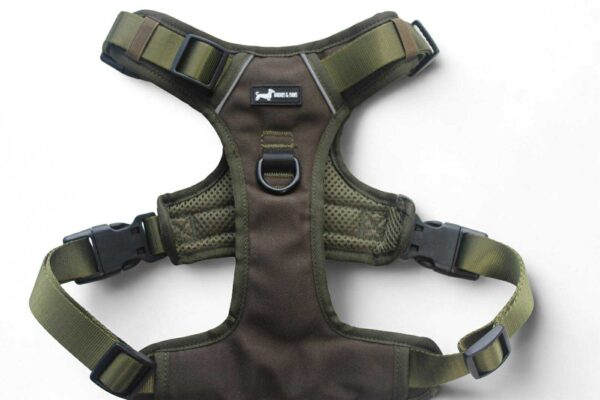 "Woodland Moss" Oxford 3-Click Neck Harness