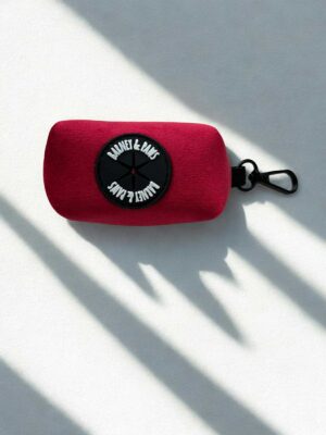 Strawberry Plush Poop Bag Holder